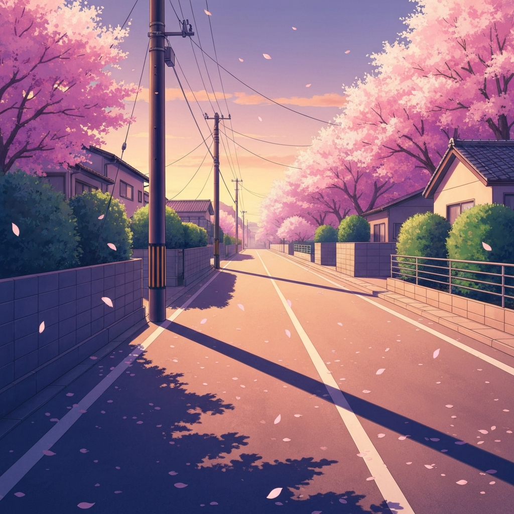 シーン「通学路で待ち伏せ」のイラスト