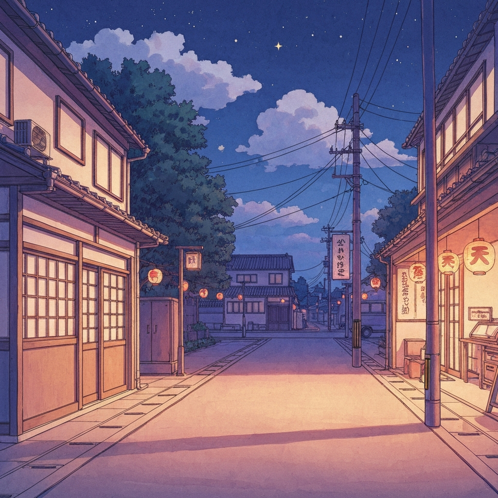 シーン「飲み会後の迎え」のイラスト