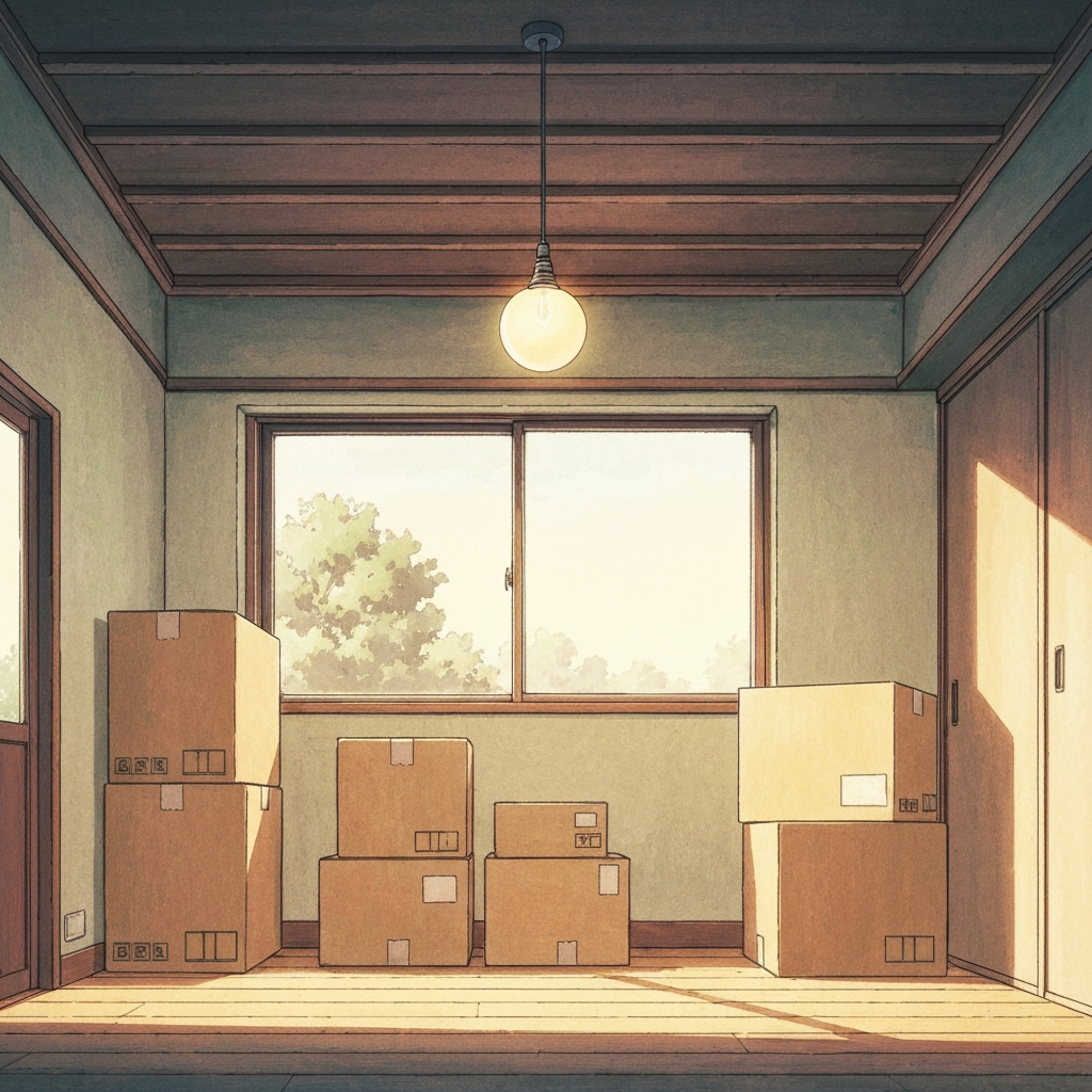 シーン「同棲初日の夜」のイラスト
